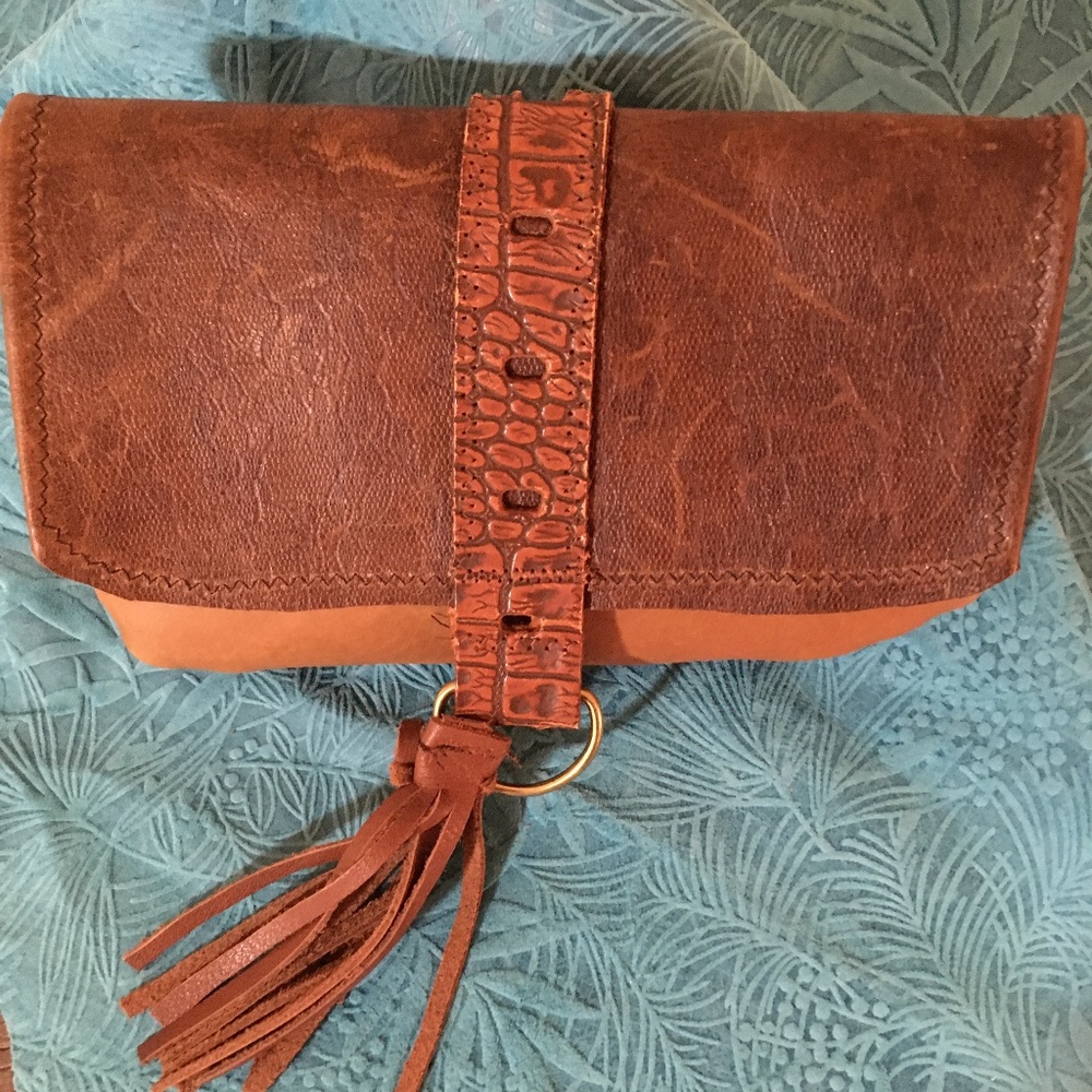 Handcrafted & Designed  Leather Belt Bag